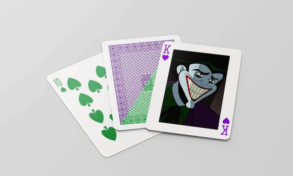 le joker sur une carte de poker